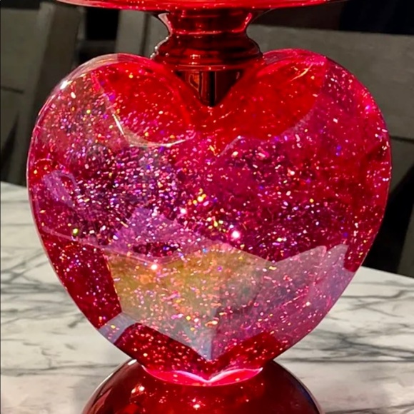 Bath & Body Works Water Globe HEART Pedestal - Picture 8 of 10